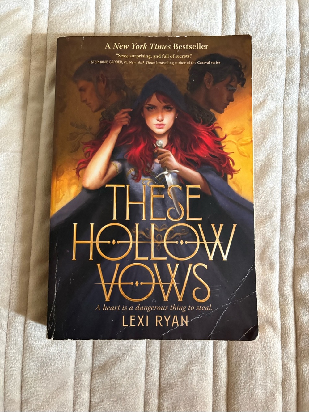 These Hollow Vows by Lexi Ryan - Fantasy Paperback with Red-Haired Cover Art